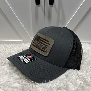 Trucker SnapBack Richardson 112 Hat. We the people Flag.